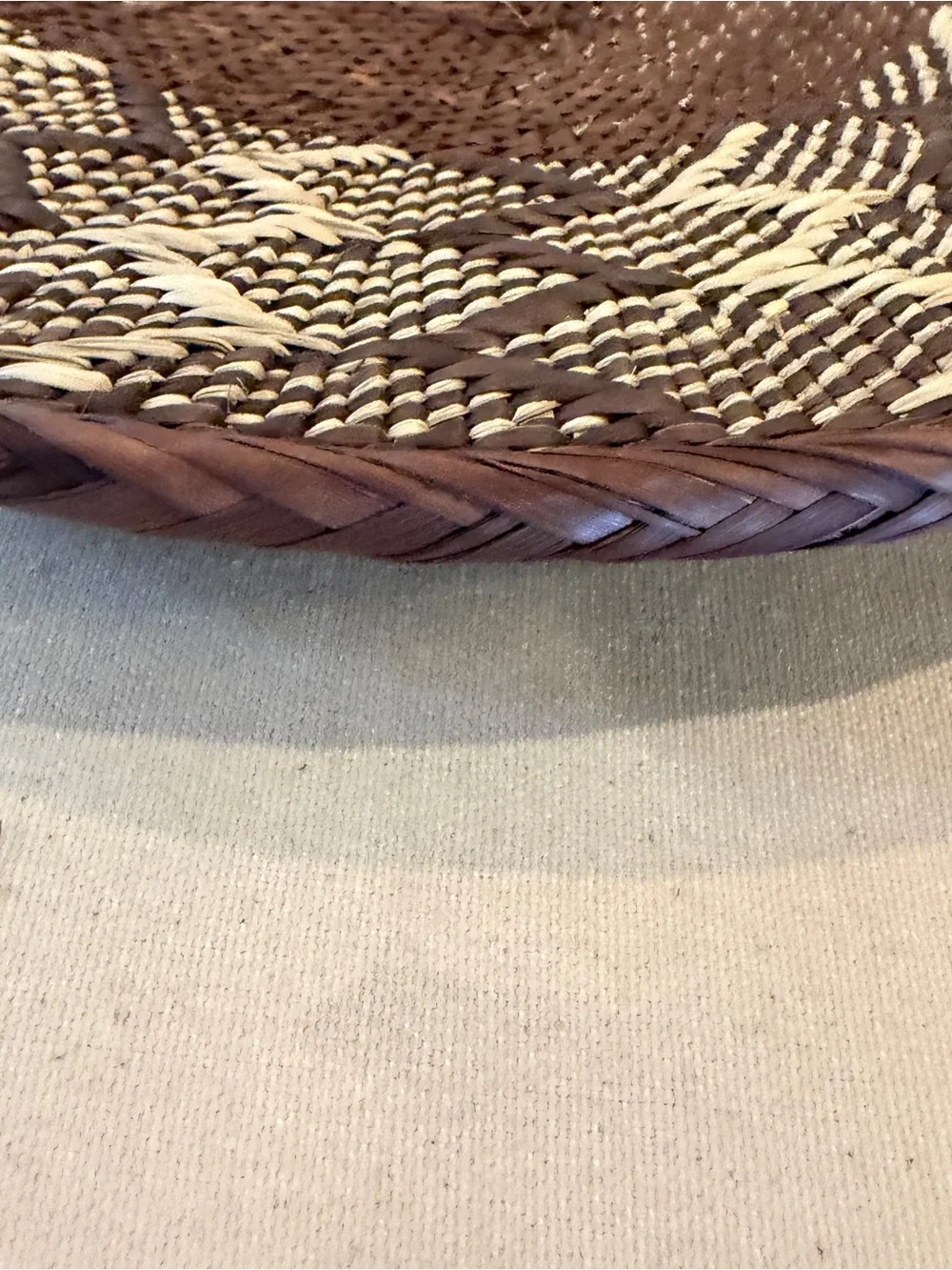 NEW Africa Woven Basket. Made by the Binga people of Zambia/Zimbabwe